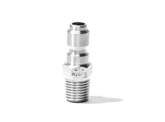 PLATED STEEL QC PLUG 1/4MPT
