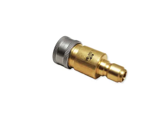 FITTNG 3/8 QC 1/4 PORT BRASS W/55 COLLAR