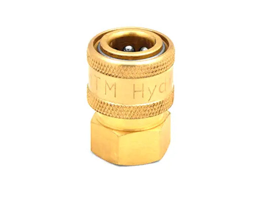 BRASS QC SOCKET 1/4FPT