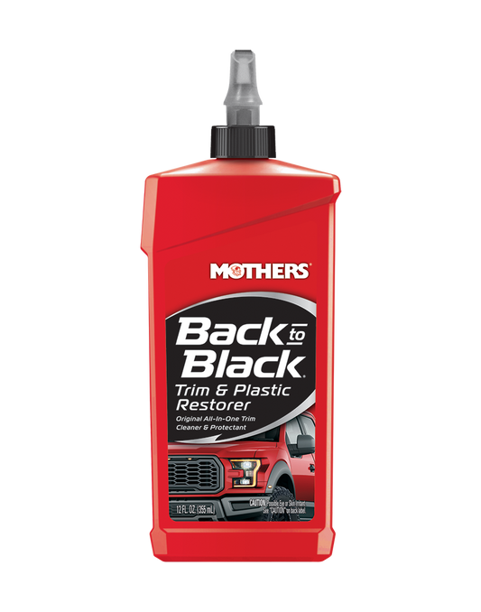 MOTHERS 06112 BACK-TO-BLACK TRIM AND PLASTIC RESTORER 12 OZ