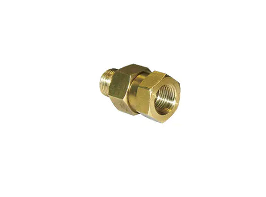 COUPLING SWIVEL BRASS 3/8 M X 3/8 F